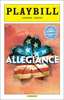Allegiance Limited Edition Official Opening Night Playbill 